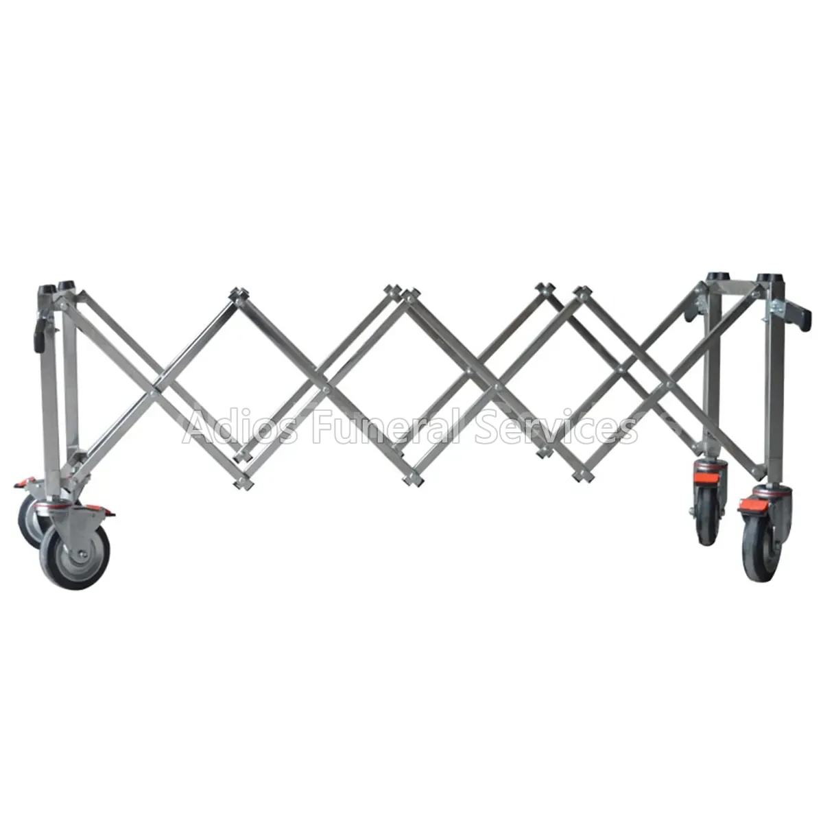 Folding chrome church trolley